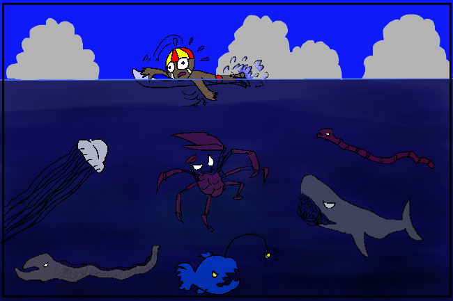 沖から帰りの画像